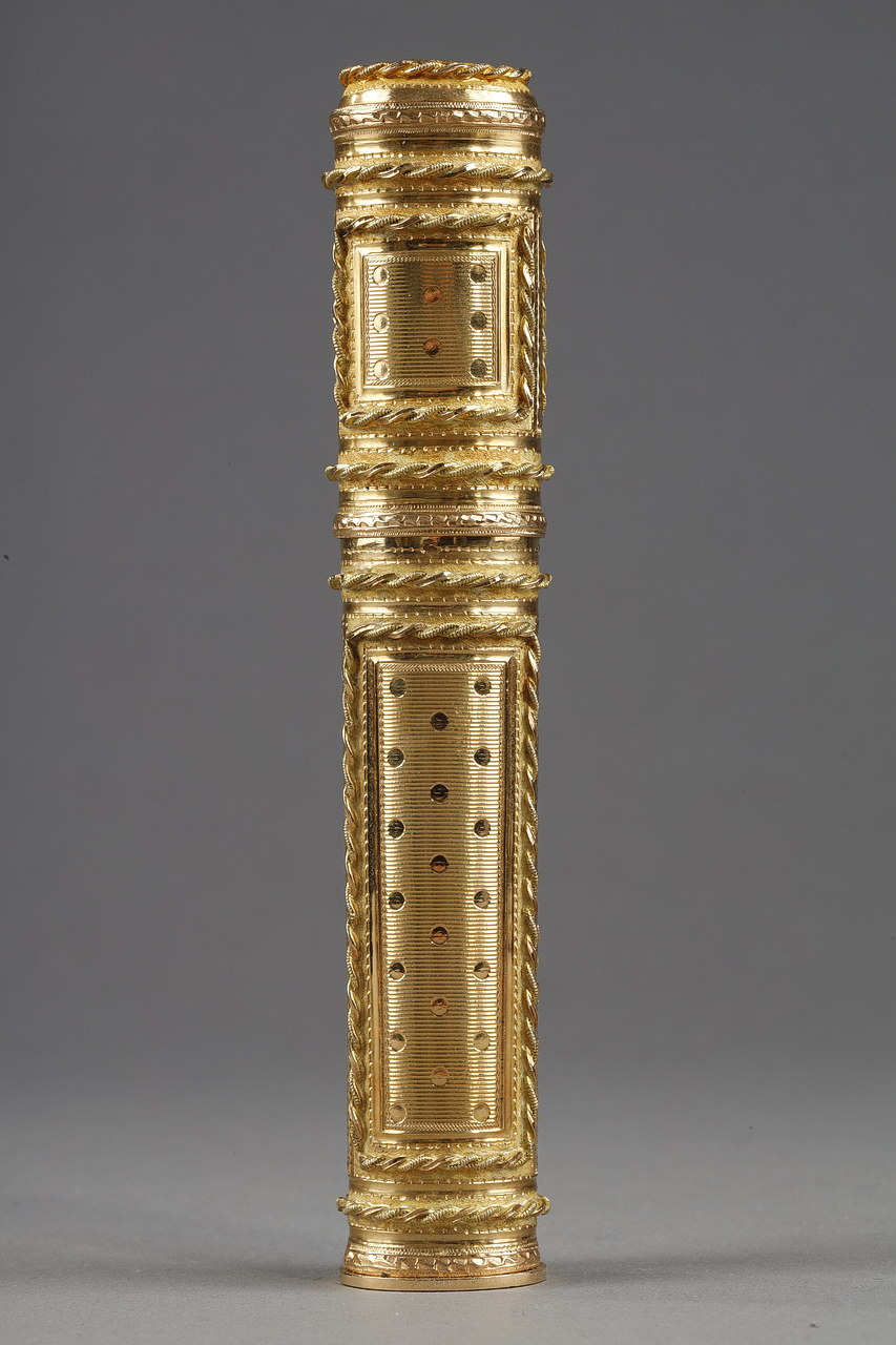 Nicolas-Augustin Delions gold wax case, Louis XVI